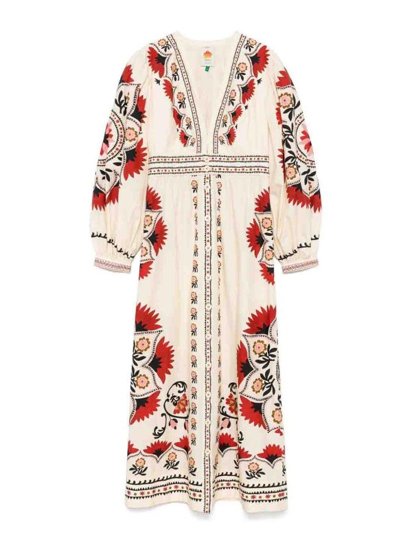 Farm Rio Maxi Robe - Rouge