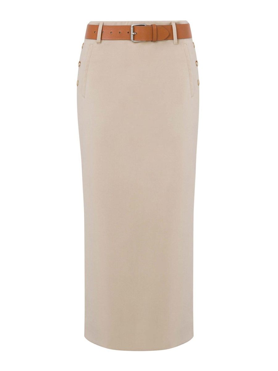 Moschino Jupe Midi - Beige