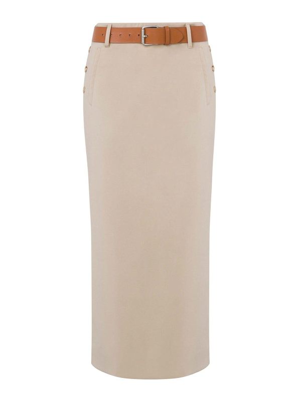 Moschino Jupe Midi - Beige