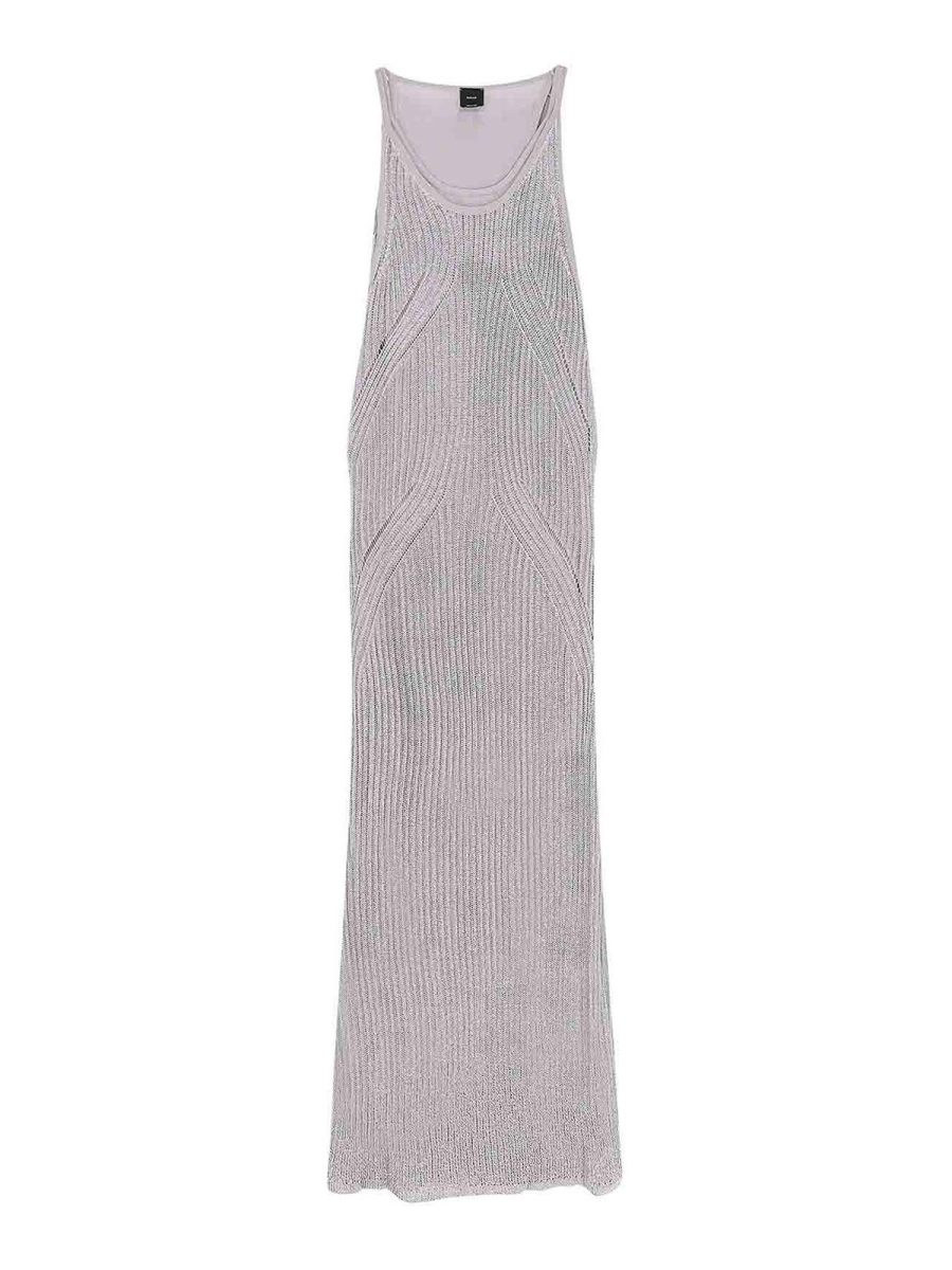 Pinko Robe Au Genou - Gris