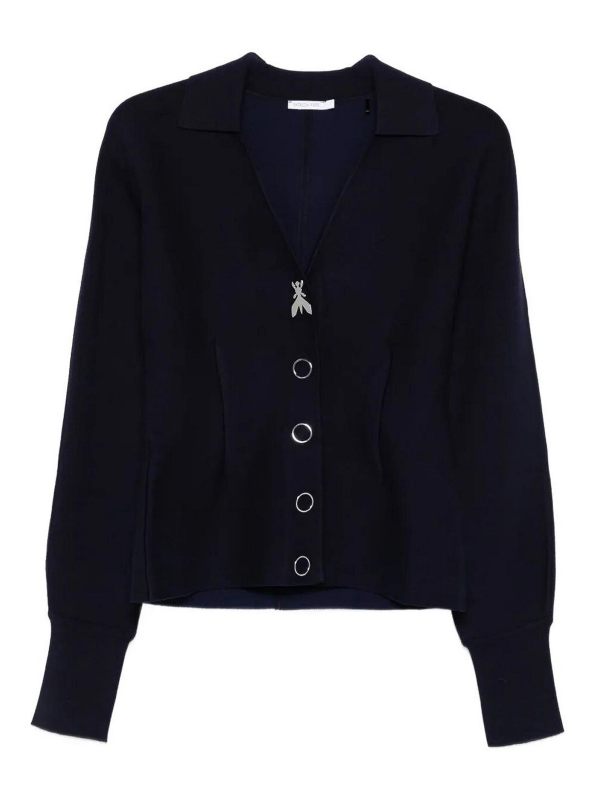 Patrizia Pepe Pull Col Rond - Bleu