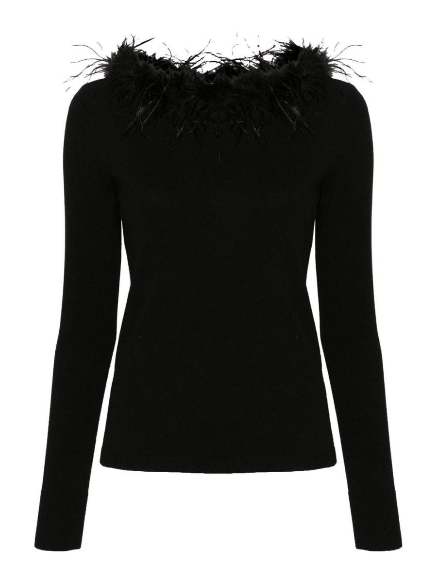 Twinset Pull Col Rond - Noir
