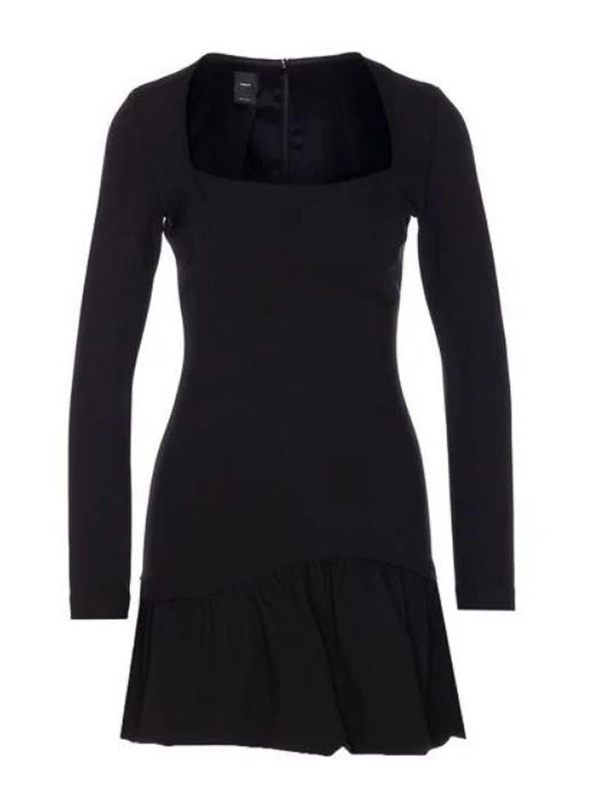 Pinko Robe Au Genou - Noir