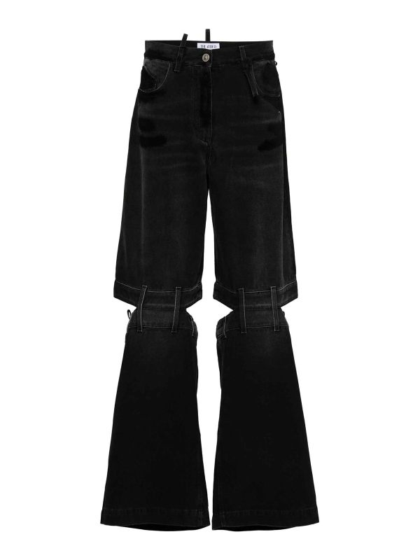 The Attico Jean Bootcut - Noir