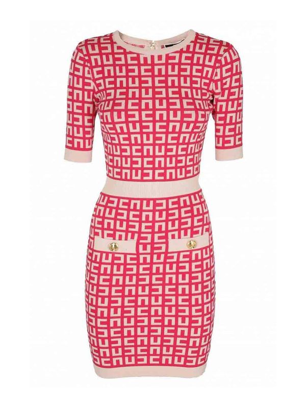 Elisabetta Franchi Robe Au Genou - Multicolore