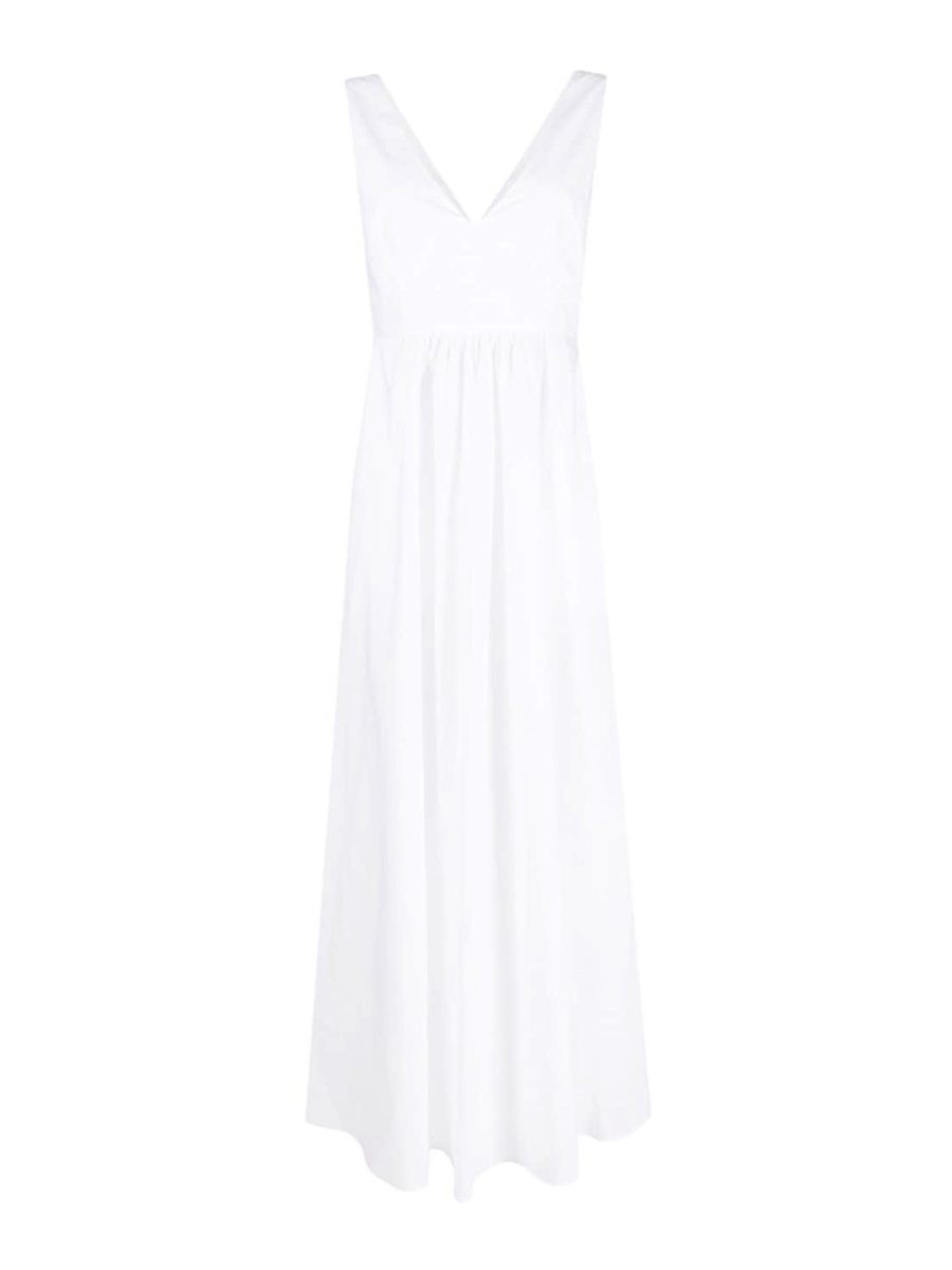P. A.R. O.S. H. Robe Au Genou - Blanc