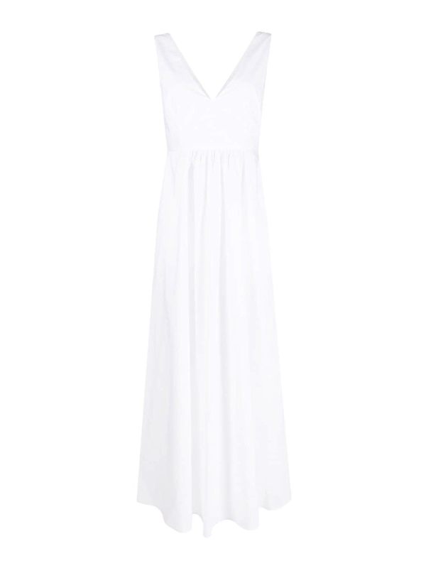 P. A.R. O.S. H. Robe Au Genou - Blanc
