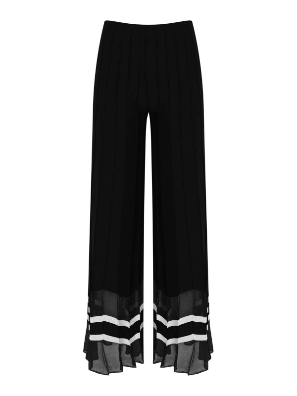 D. Exterior Pantalons Décontractés - Noir