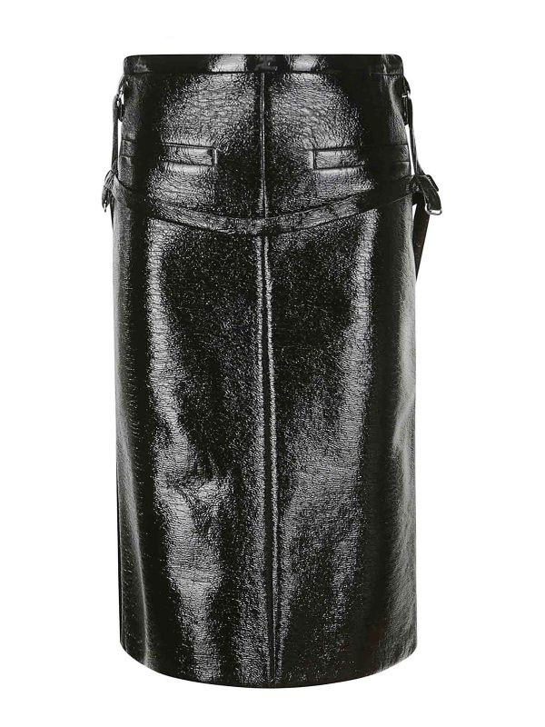 Courreges Jupe Midi - Noir