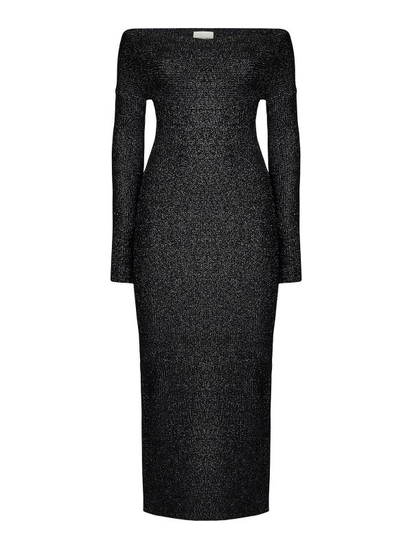 Khaite Robe Au Genou - Noir