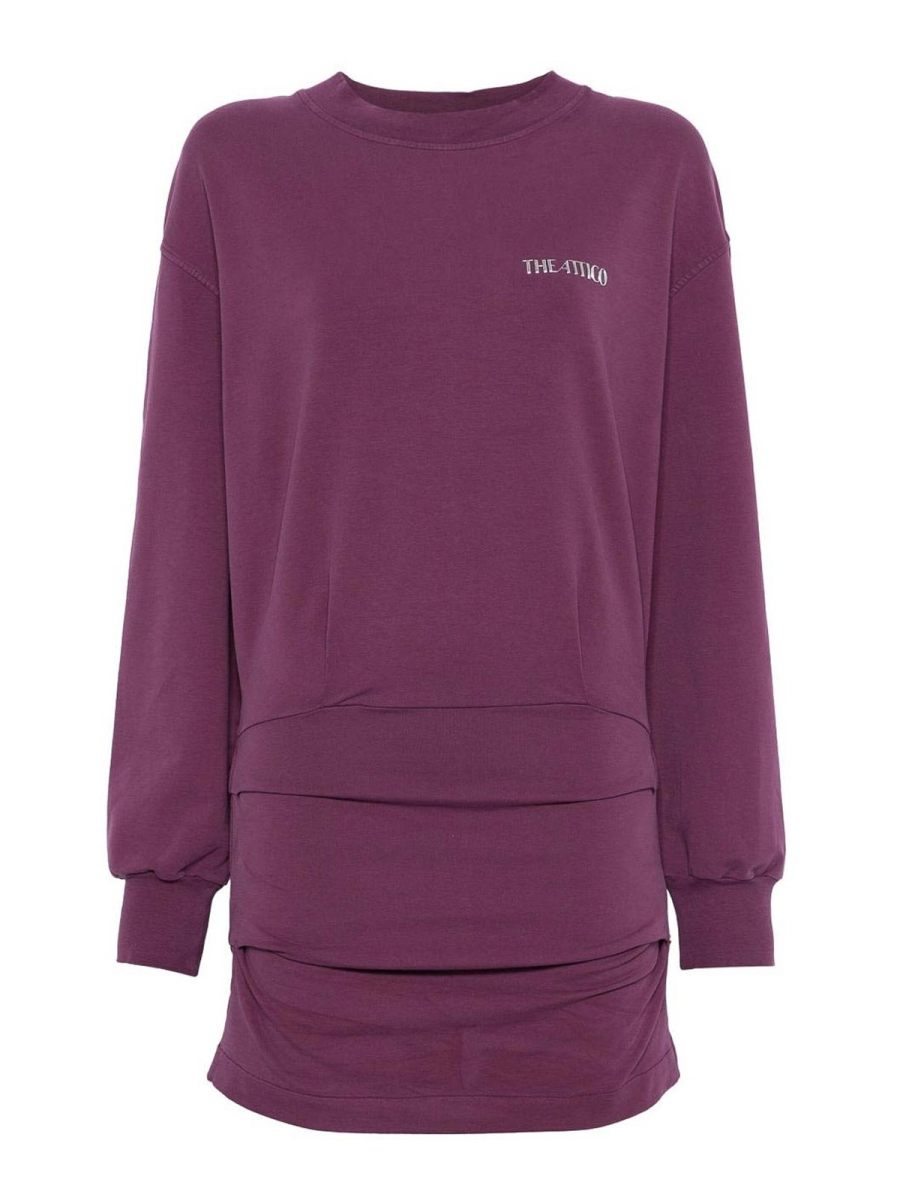 The Attico Robe Courte - Violet