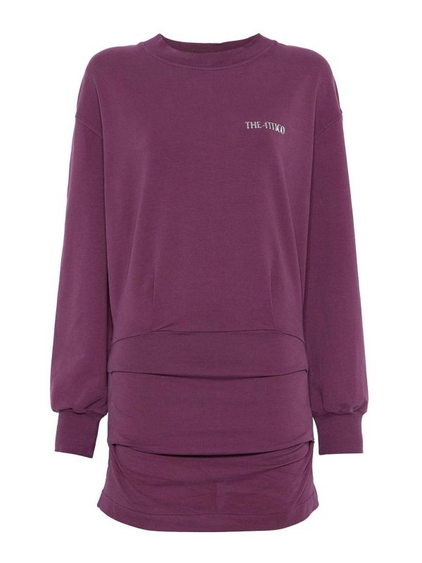 The Attico Robe Courte - Violet