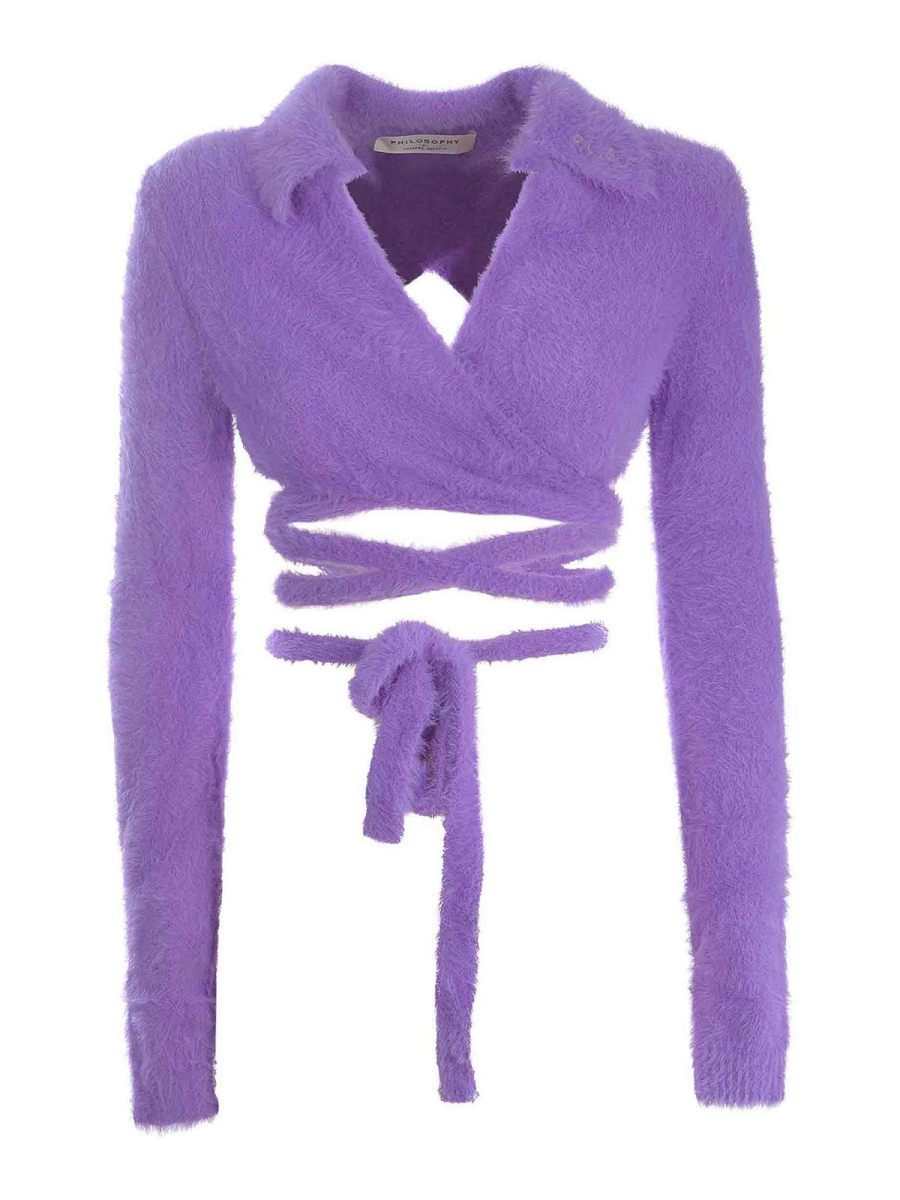 Philosophy di Lorenzo Serafini Chemise - Violet