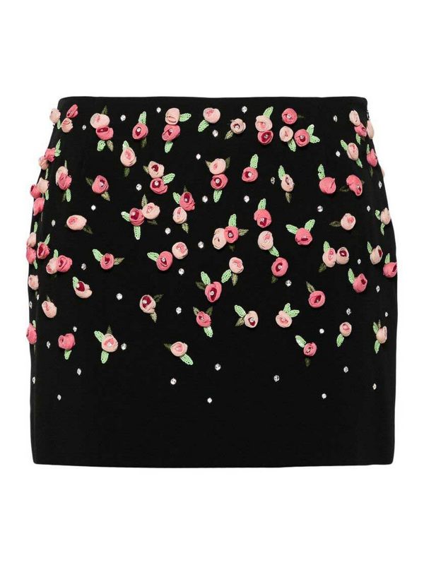 Blumarine Jupe Midi - Noir