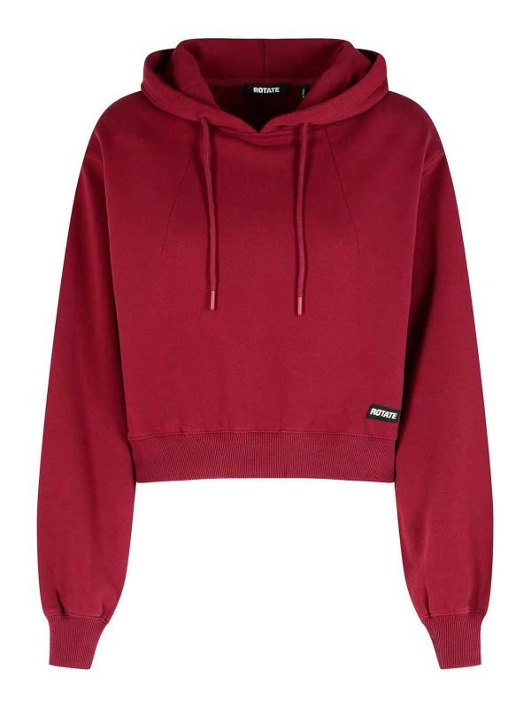 Rotate Birger Christensen Sweat-Shirts - Rouge Brun