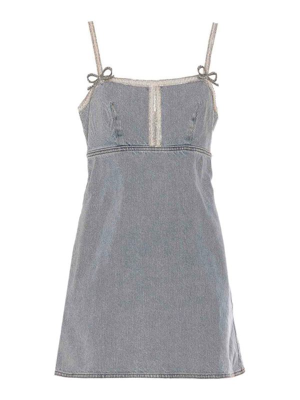 Self Portrait Robe Courte - Bleu