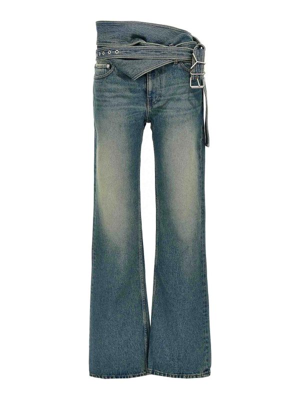 Y/Project Jean Bootcut - Bleu