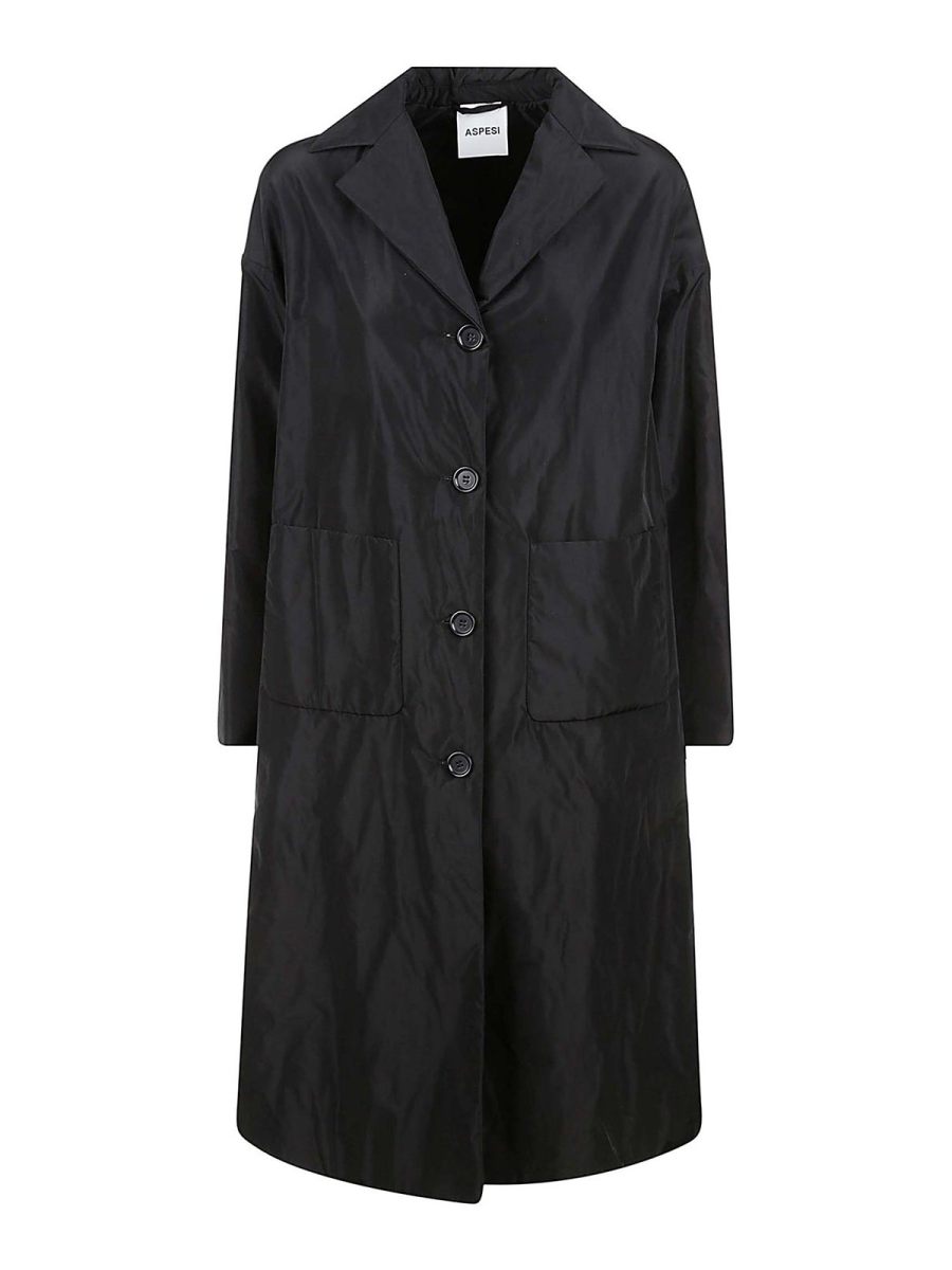 Aspesi Manteau Court - Noir