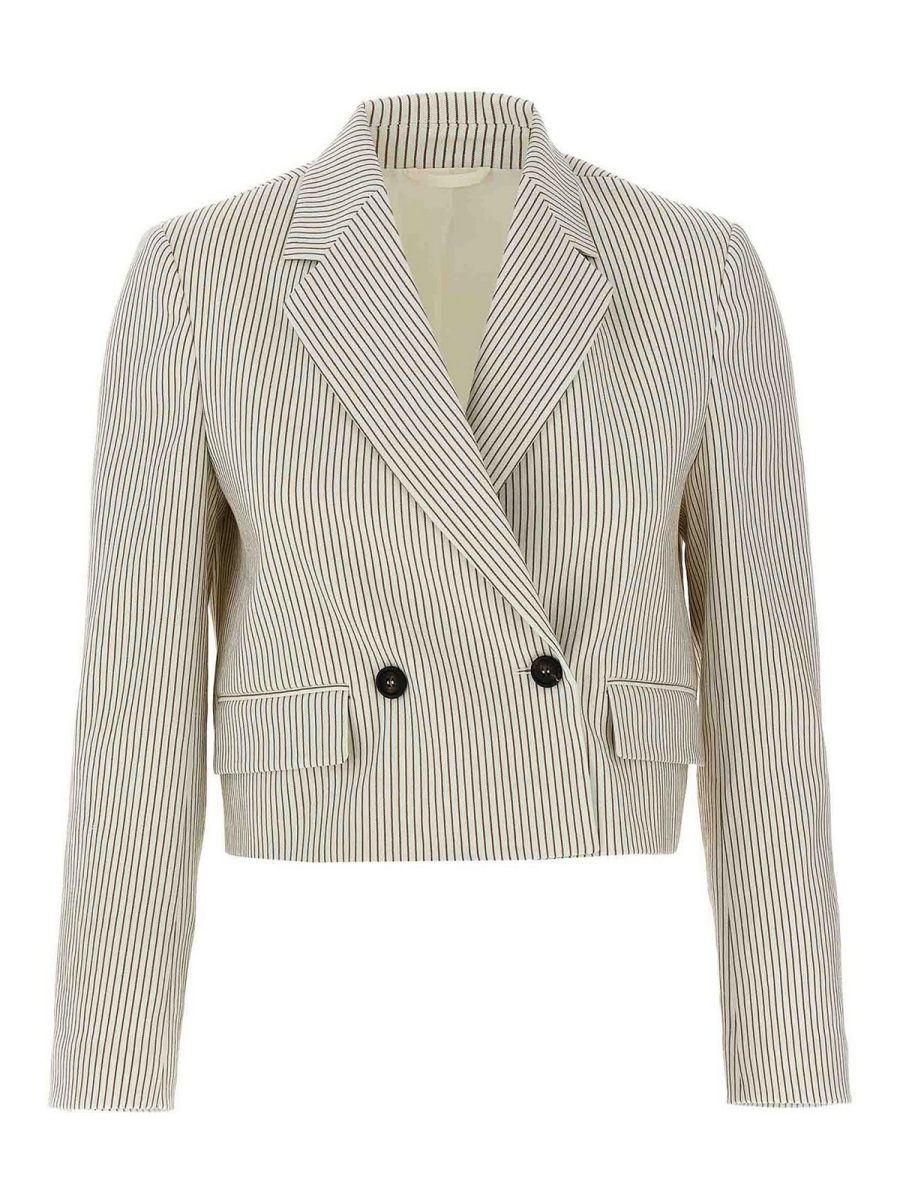 Brunello Cucinelli Blazer - Blanc