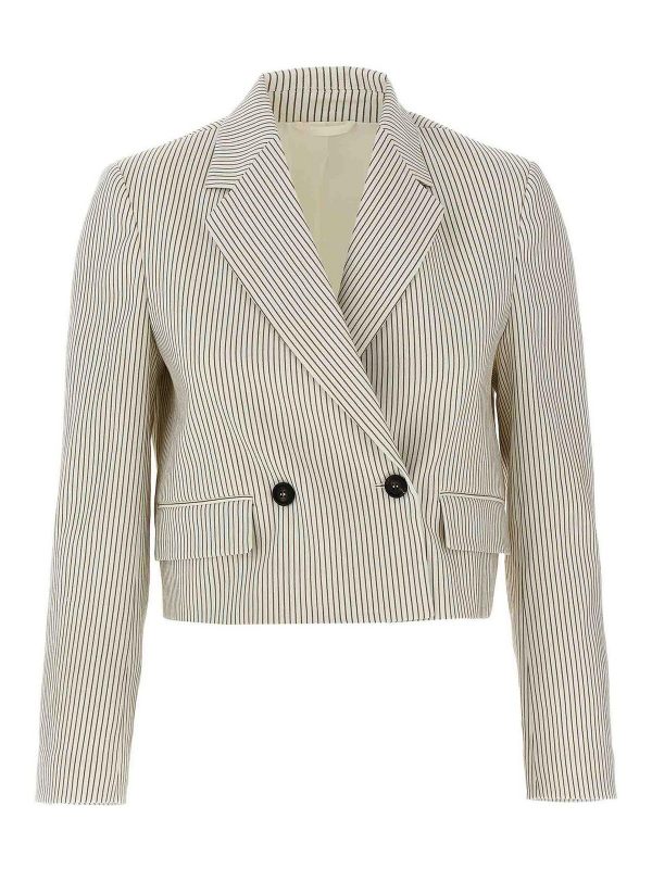 Brunello Cucinelli Blazer - Blanc