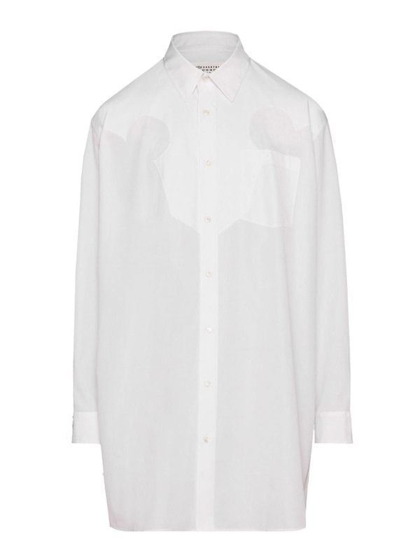 Maison Margiela Robe Courte - Blanc
