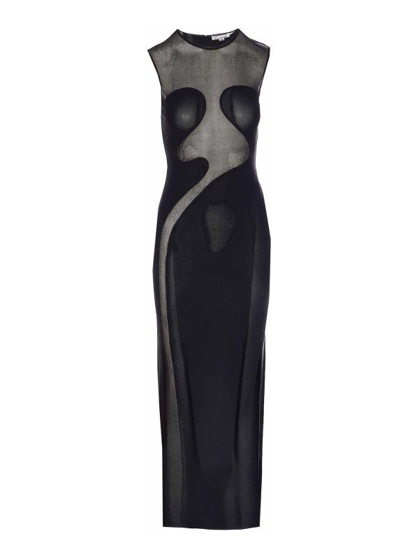 Alaïa Robe Au Genou - Noir