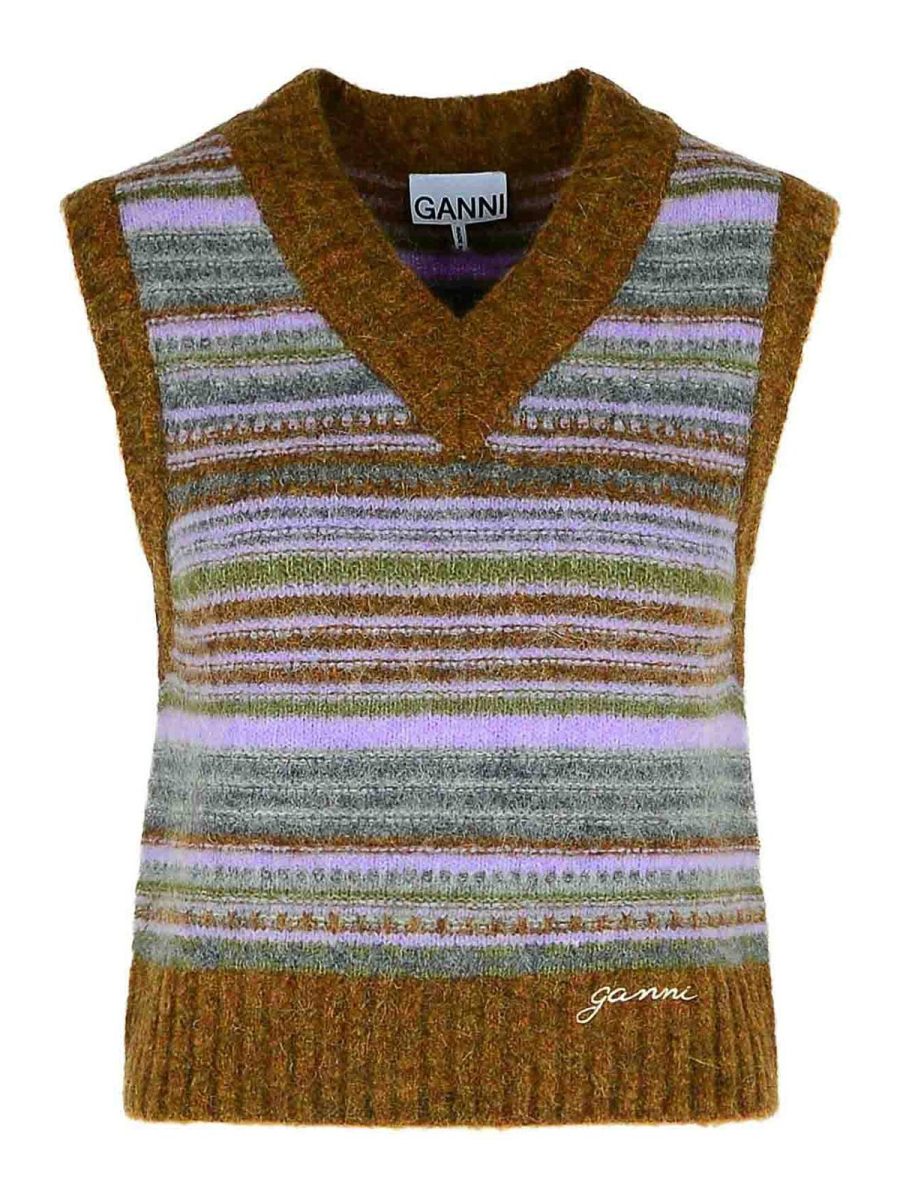 Ganni Gilet - Vert