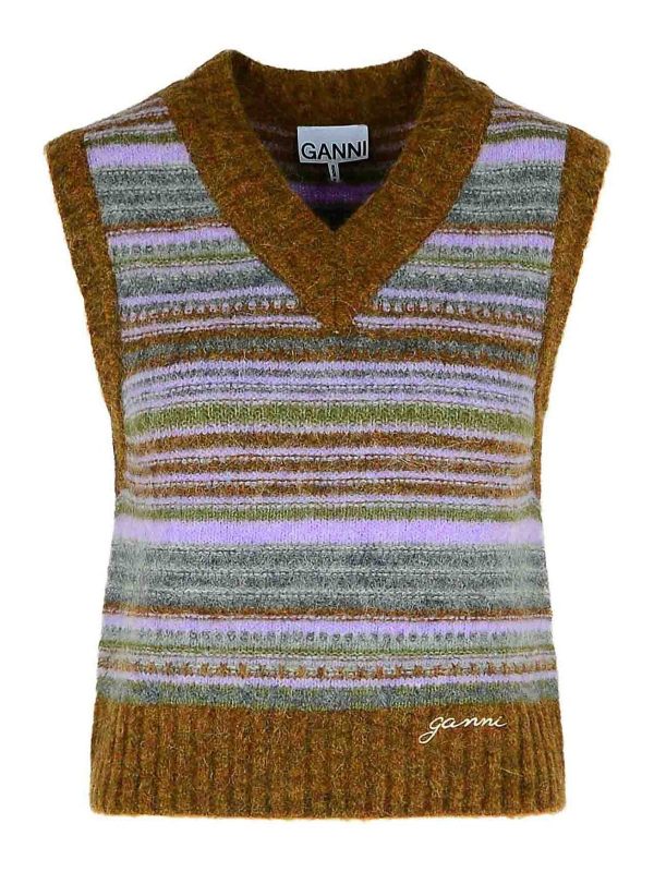 Ganni Gilet - Vert
