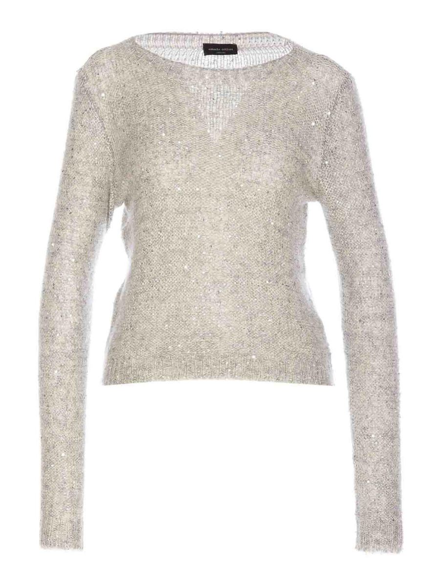 Roberto Collina Pull Col Rond - Gris