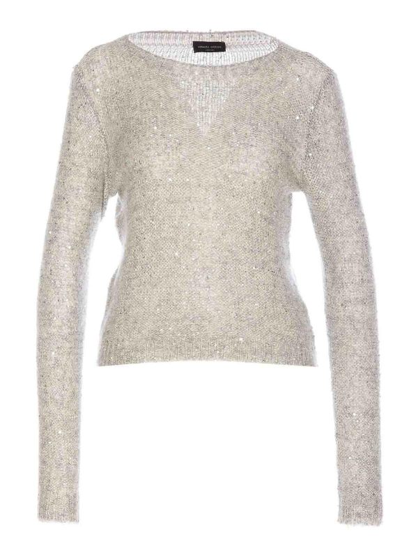 Roberto Collina Pull Col Rond - Gris