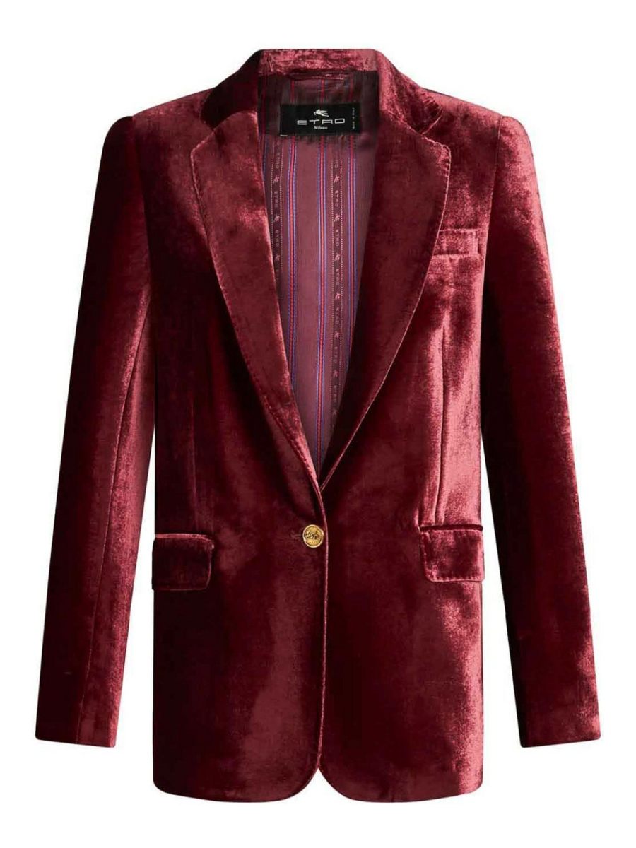 Etro Blazer - Rouge Brun