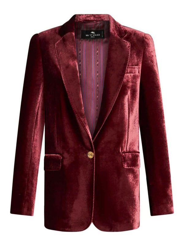 Etro Blazer - Rouge Brun