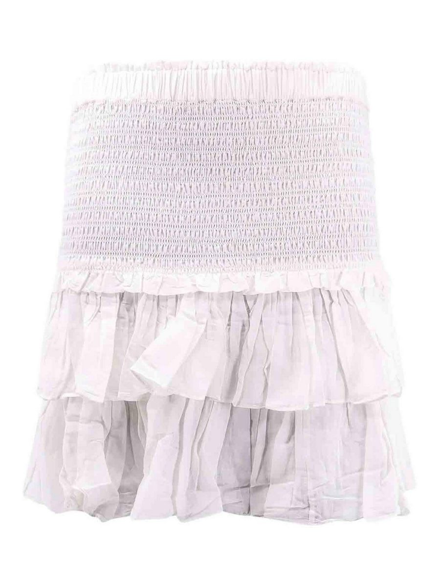 Isabel Marant Etoile Jupe Midi - Blanc