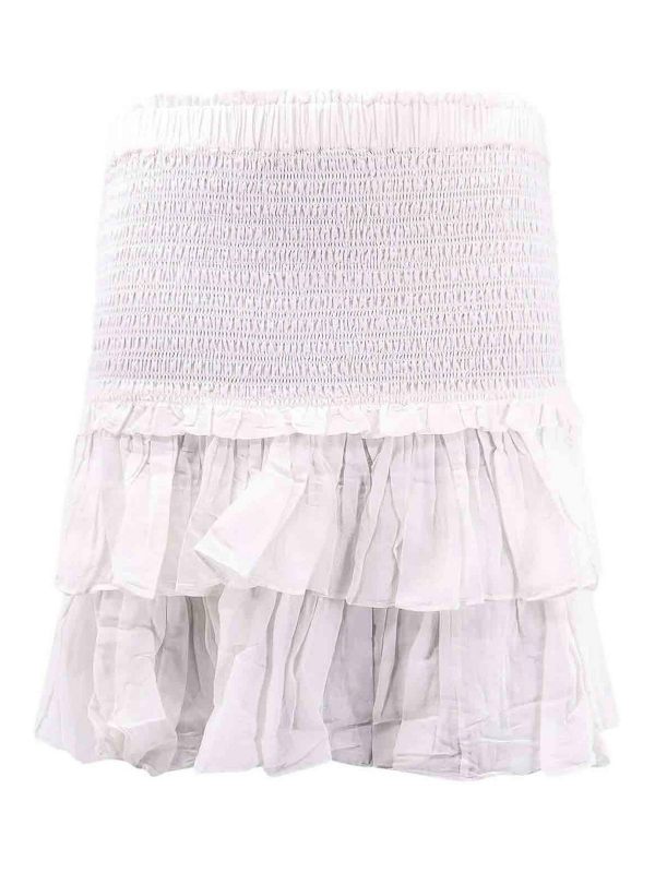 Isabel Marant Etoile Jupe Midi - Blanc