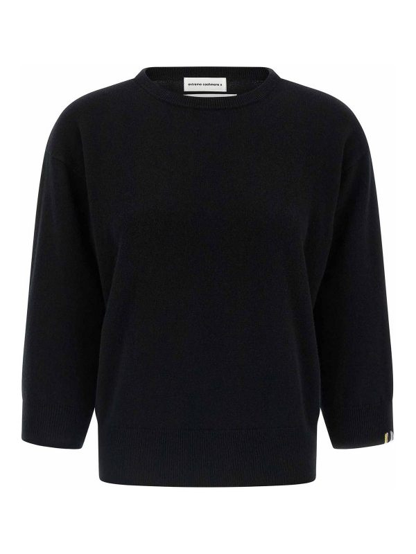 Extreme Cashmere Pull Col Rond - Noir