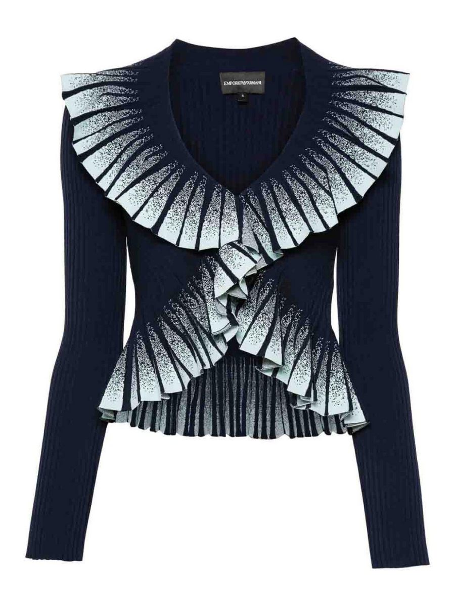 Emporio Armani Cardigan - Bleu