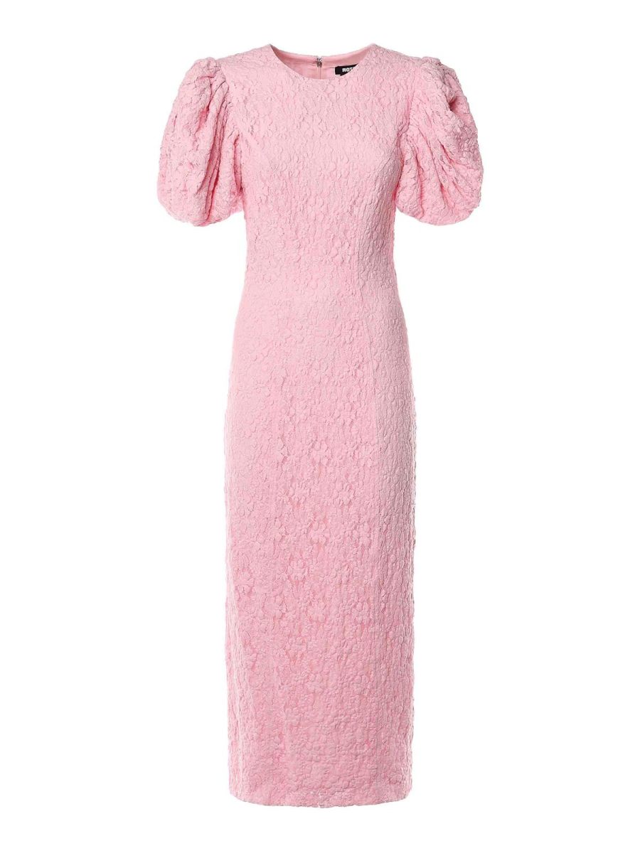 Rotate Birger Christensen Robe Au Genou - Vert