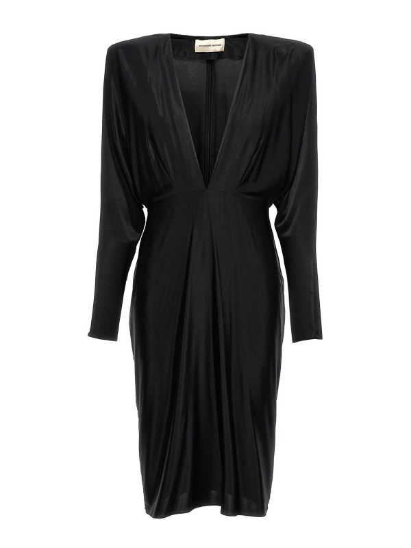 Alexandre Vauthier Robe Au Genou - Noir
