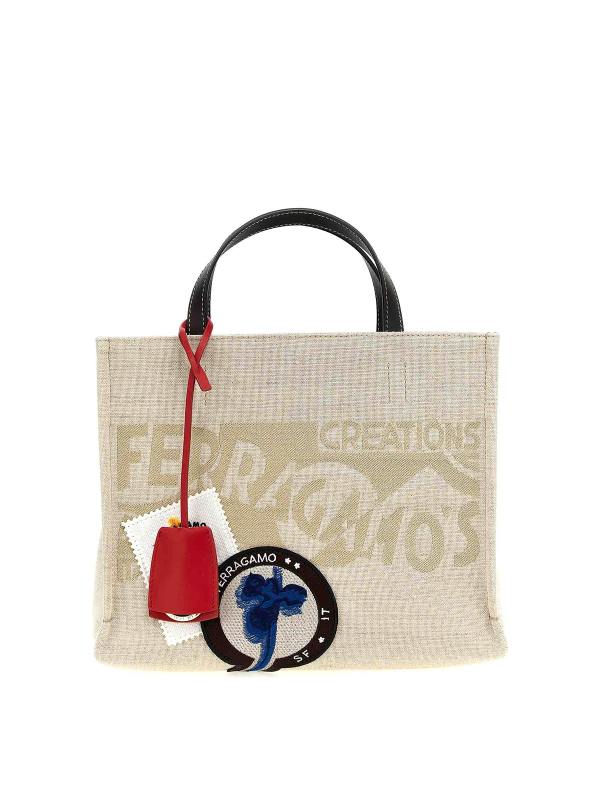 Ferragamo Sac Bandoulière - Beig