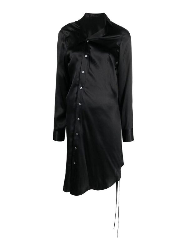 Ann Demeulemeester Robe Courte - Noir