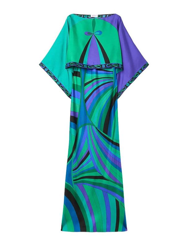 Emilio Pucci Robe Au Genou - Vert