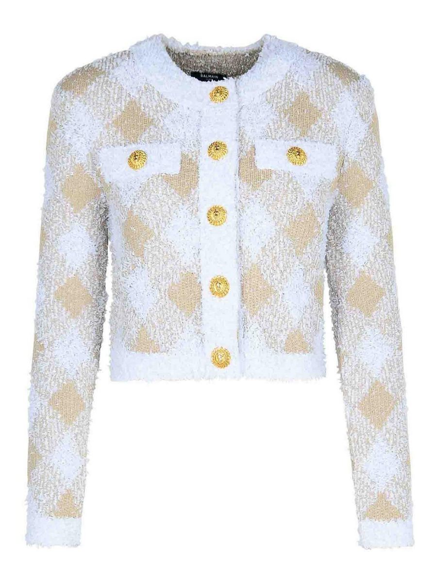 Balmain Veste Casual - Beige