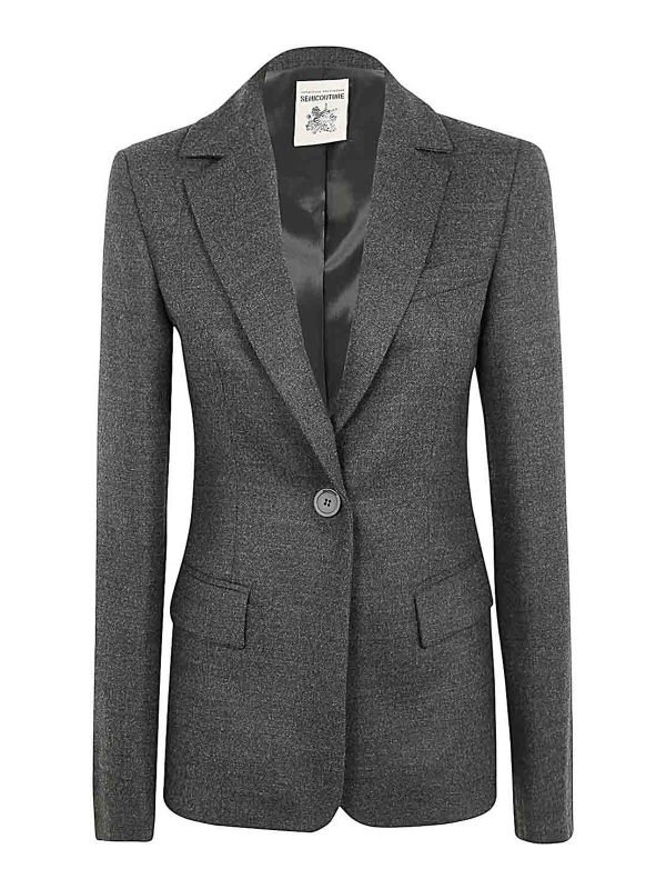 Semicouture Veste Casual - Gris