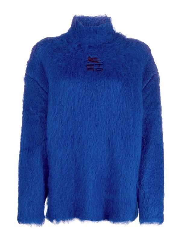 Etro Pull Col Rond - Bleu