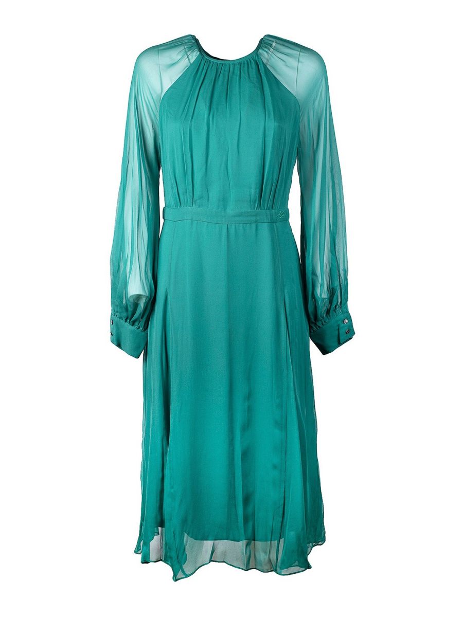 Karl Lagerfeld Robe Au Genou - Vert