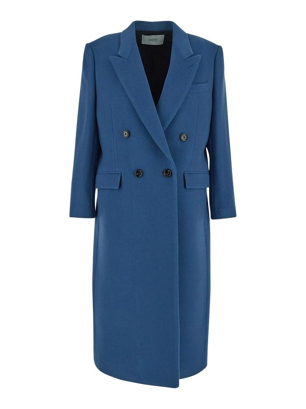 Lardini Manteau Au Genou - Noir