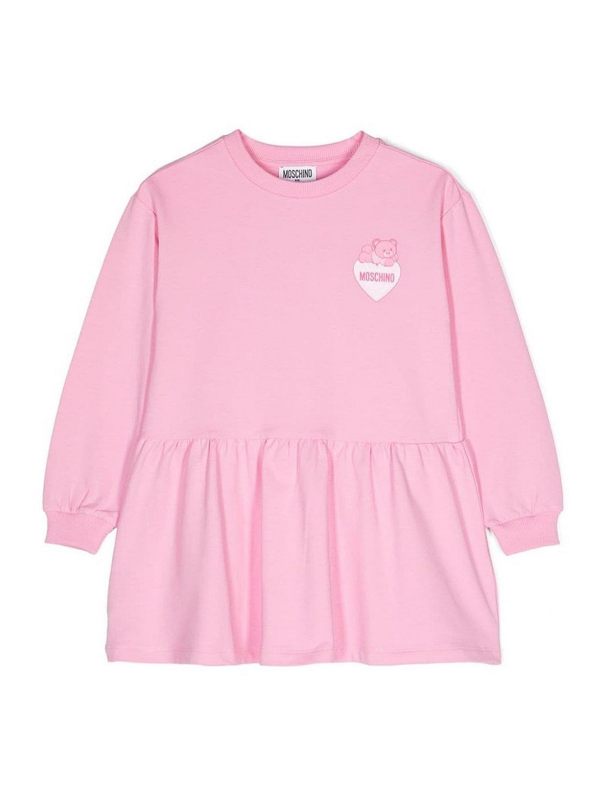Moschino Kids Maxi Robe - Couleur Chair