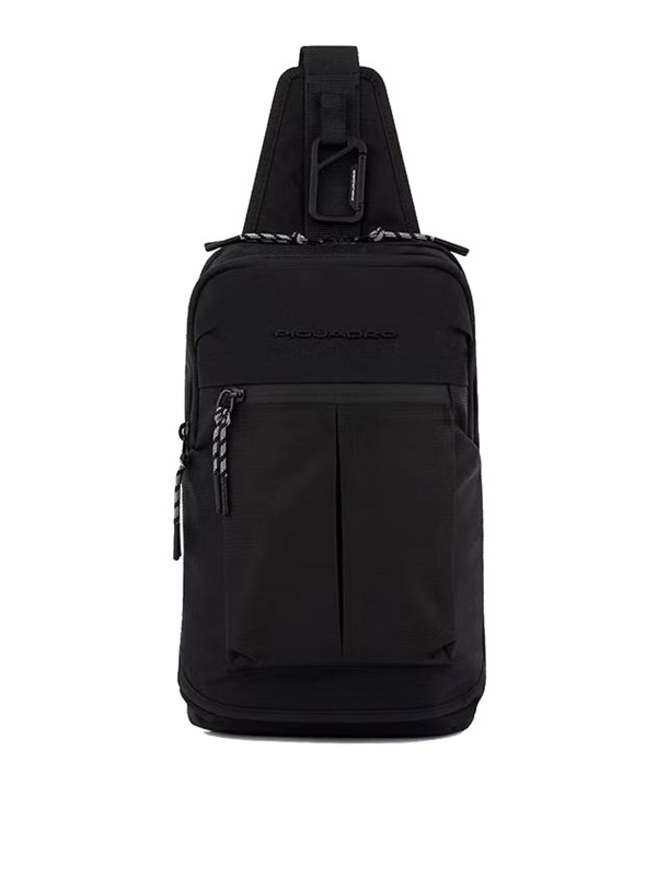 Piquadro Sac Porté Épaule - Noir
