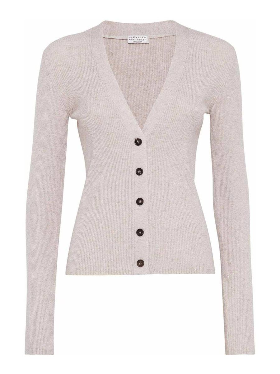 Brunello Cucinelli Cardigan - Couleur Chair