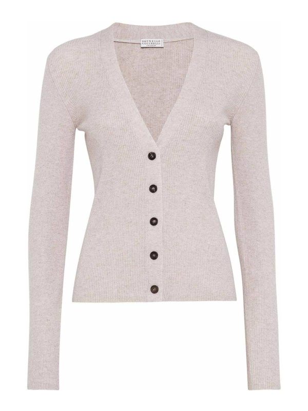 Brunello Cucinelli Cardigan - Couleur Chair